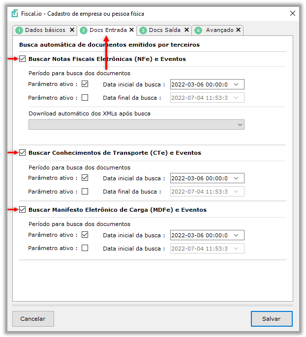 Como Cadastrar Cnpjscpfs Adicionais No Monitor 7270