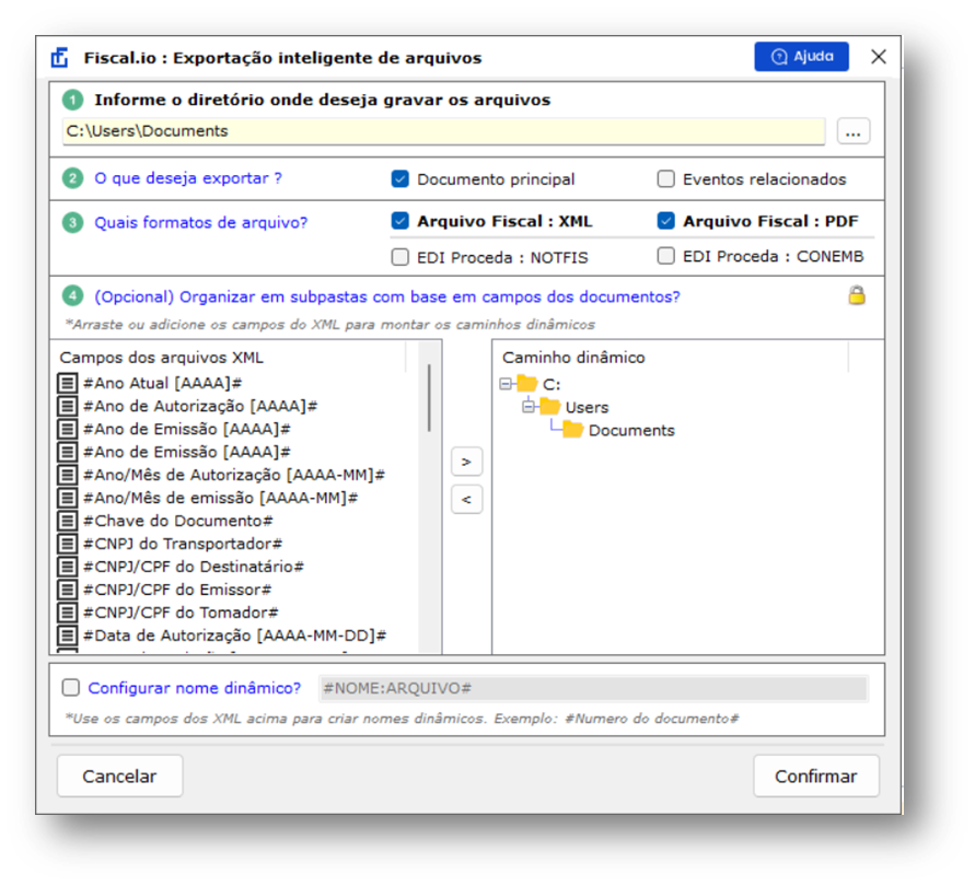 Exportar Documentos